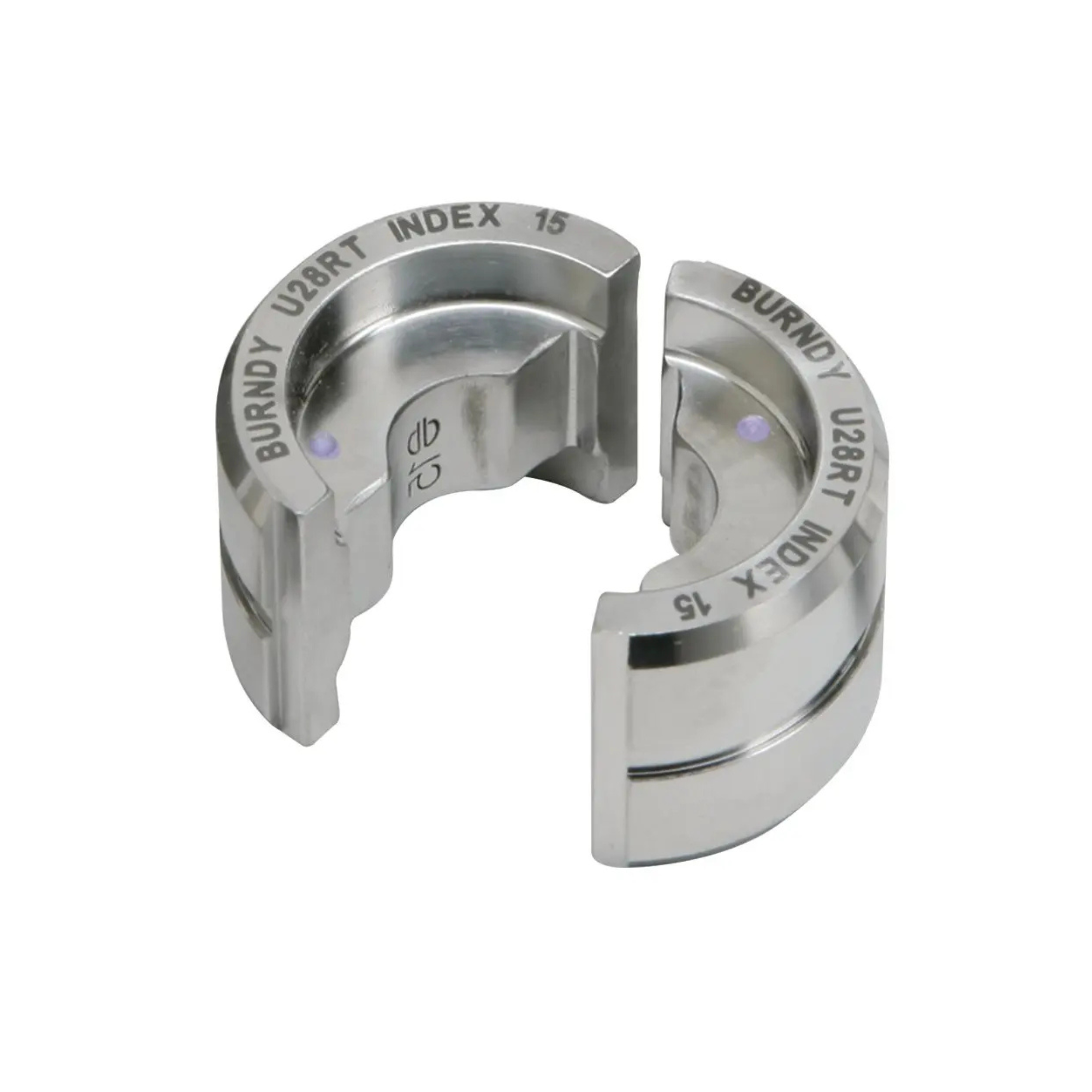 Burndy Stainless Steel Circular Butting Twin U-Die, Index O from GME Supply
